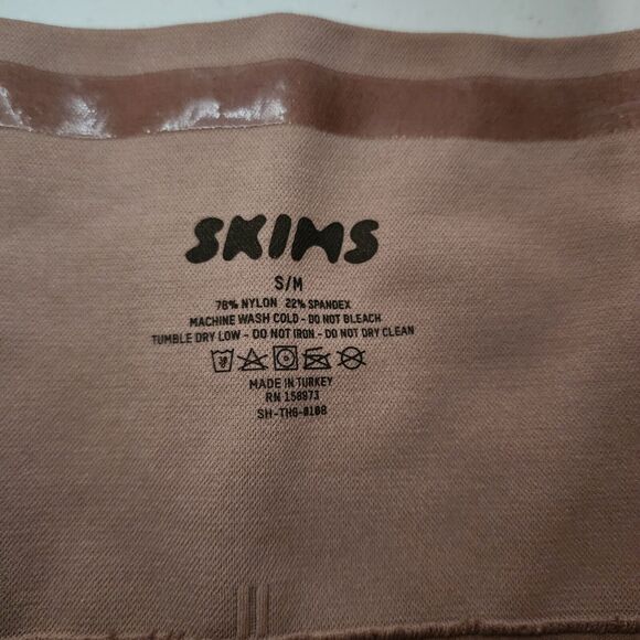 SKIMS Core Control Thong S/M Brown High Waisted Kim Kardashian SH-THG-0108 - Picture 5 of 6